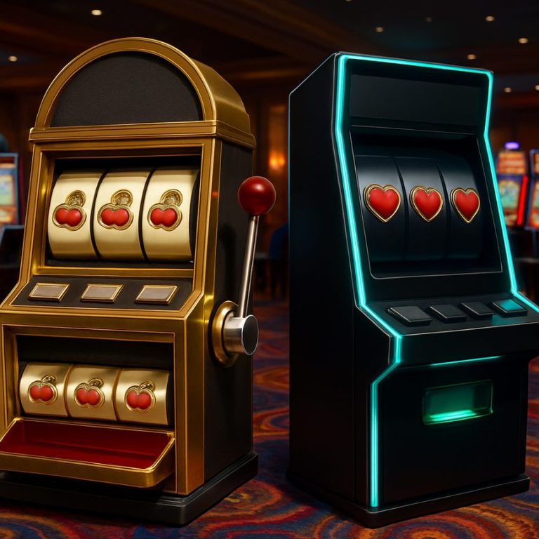 Slots clássicos vs slots modernos