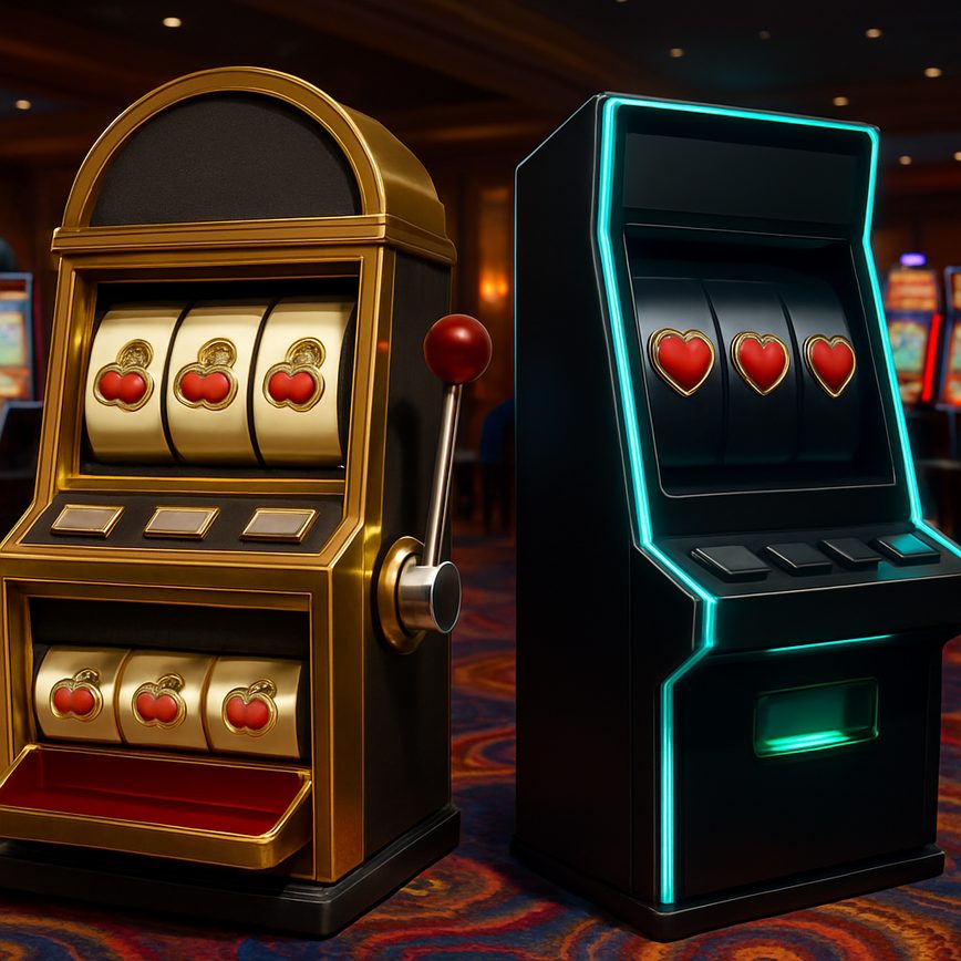 Slots clássicos vs slots modernos