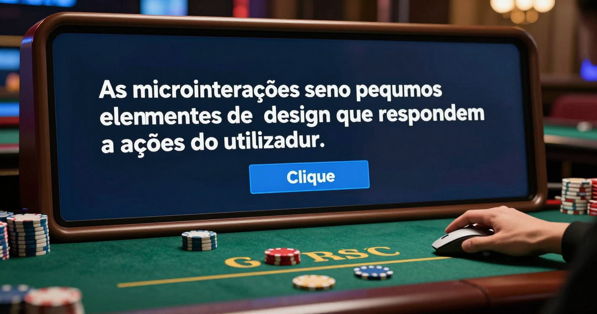 Tendências de design UX em cassinos — Microinterações e Feedback Instantâneo