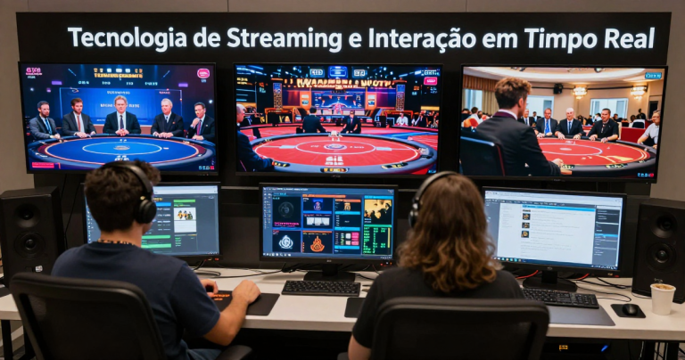 Tecnologia usada em cassinos ao vivo